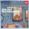 [ドイツ盤] Mussorgsky: Pictures at An Exhibition; Borodin: Symphony No.2, Polovtsian Dances (12/31/2007: Silvester Concert/in German) / Simon Rattle(cond), BPO