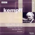 Schumann, Schubert: Piano Sonatas;  Brahms / Wilhelm Kempff