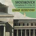 Shostakovich : Sym 4 / Rozhdestvensky , VPO