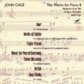 John Cage Edition Vol 25 - The Works for Piano Vol 4 / Tan
