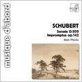 SCHUBERT:PIANO SONATA NO.20 D.959/4 IMPROMPTUS D.935:ALAIN PLANES(p)