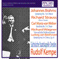Brahms: Symphony No.1; R.Strauss: Don Juan (1/16/1957); Weber: Symphony No.1, Wagner: Prelude & Liebestod from Tristan und Isolde; Beethoven: Symphony No.5 (1/28/1956) / Rudolf Kempe(cond), Staatskapelle Dresden