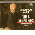 Tchaikovsky : Symphonies nos 1-6 / Masur, Leipzig Gewandhaus Orch
