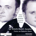 Works for Saxophon:Takacs:2 Fantasies/Schumann:Fantasiestucke/Hindemith:Alto Saxophon Sonata/etc:Jan Schulte=Bunert(sax)/Florian von Radowitz(p)