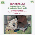 Penderecki: Orchestral Works, Volume 3 - Symphonies Nos 2 & 4