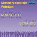 Korngold: Sextet Op.10/R.Strauss:Metamorphosen:Florian Donderer(cond)/Peter Rundel(cond)/Kammerakademie Postdam