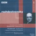 Shostakovich: Symphonies No.12 Op.112 "The Year 1917" (9/4/1962), No.6 Op.54 (12/10/1980); J.Strauss II : Polka "Nur nicht mucken"(8/14/1981), etc / Gennady Rozhdestvensky(cond), Philharmonia Orchestra, BBC SO