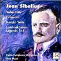 Sibelius:Valse Triste Op.44/Finlandia Op.26/Lemminkainen Legends Op.22-1-Op.22-4/etc (1999):Uwe Mund(cond)/Kyoto Symphony Orchestra