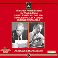 FAURE:VIOLIN SONATA NO.2 OP.108/FRANCK:VIOLIN SONATA/DEBUSSY:VIOLIN SONATA:ZINO FRANCESCATTI(vn)/ROBERT CASADESUS(p)(1952/1956)