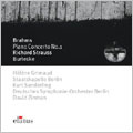 Brahms , Strauss,R. : Piano CTO 1 , Burleske / Grimaud , Sanderling,K. , Zinman