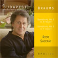 BRAHMS:SYMPHONY NO.2/NO.3:RICO SACCANI(cond)/BUDAPEST PO