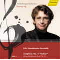 Mendelssohn: Symphony No.4, String Symphony No.7, No.12 / Thomas Fey(cond), Heidelberg Symphony Orchestra