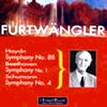 Haydn : Symphony no 88, Beethoven : Symphony no 1, etc / Furtwangler, BPO, VPO