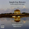 Joseph-Guy Ropartz: The three sonatas for violin & piano