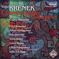 KRENEK:CHAMBER MUSIC WITH CLARINET:ALPBACH QUINTETT OP.180/MONOLOG FOR SOLO CLARINET OP.157/ETC:CSABA KLENYAN(cl)/PETER SOMOGYI(vn)/ETC