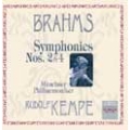 Brahms: Symphonies no 2 & 4 / Rudolf Kempe, Munich PO