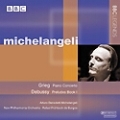 Grieg: Concerto;  Debussy: Preludes Book 1 / Michelangeli