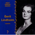 Great Swedish Singers -Berit Lindholm: Weber, Beethoven, Puccini, Wagner (1965-79) / Marek Janowski(cond), Stockholm Philharmonic Orchestra, etc