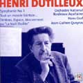 Dutilleux:Symphony No.1/Cello Concerto/Timbres, Espace, Mouvement:Hans Graf(cond)/Bordeaux-Aquitaine National Orchestra/etc