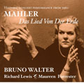 MAHLER:DAS LIED VON DER ERDE (4/16/1960):B.WALTER/NYP/R.LEWIS/M.FORRESTER