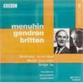 Beethoven, Bridge, Mozart: Piano Trios / Britten, Gendron, Menuhin
