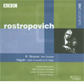 R.Strauss: Don Quixote Op.35 (8/25/1964); Haydn: Cello Concerto No.2 Hob.VIIb-2 (7/1/1965) / Mstislav Rostropovich(vc/cond), Malcolm Sargent(cond), BBC SO, etc