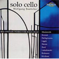 20th Century Works for Solo Cello -Hindemith, Krenek, Ligeti, etc (9/12-15/1997) / Wolfgang Boettcher(vc)