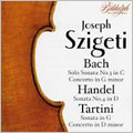 J.S.BACH:SONATA FOR VIOLIN SOLO BWV.1005/VIOLIN CONCERTO IN G MAJOR/HANDEL:VIOLIN SONATA NO.4/TARTINI:VIOLIN SONATA IN G MAJOR/VIOLIN CONCERTO IN D MAJOR:JOSEPH SZIGETI(vn)/CARLO BUSSOTTI(p)/GEORGE SZELL(cond)/COLUMBIA SO