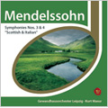 Mendelssohn: Symphonies No.3, No.4 / Kurt Masur(cond), Leipzig Gewandhaus Orchestra