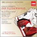 J.Strauss II: Die Fledermaus / Herbert von Karajan, Philharmonia Orchestra & Chorus, Elisabeth Schwarzkopf, etc [CD+CD-ROM]