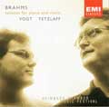Brahms: Sonatas for Piano and Violin / Vogt, Tetzlaff