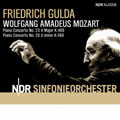 Mozart : Piano Concertos nos 20 & 23 / Gulda, NDR SO