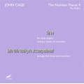 John Cage Edition Vol.38 -The Number Pieces Vol.4: Solo and Short Inventions, Three / Trio Dolce