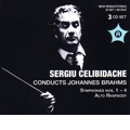 Sergiu Celibidache Conducts Brahms: Symphonies No.1-No.4, Alto Rhapsody Op.53 / Orchestra Sinfonica di Milano della RAI, etc