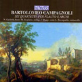 Campagnoli: Six Flute Quartets / Nicola Guidetti(fl), Marco Rogliano(vn), Tommaso Poggi(va), Luca Paccagnella(vc)
