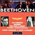 Beethoven : Cello Sonatas nos 1-5, Schubert 6 moment musicaux / Fournier, Schnabel