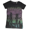 Avril Lavigne / Black Skycraper Logo T-shirt Lサイズ