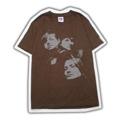 Belle And Sebastian / Faces T-shirt Brown/Mサイズ