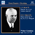 J.S.Bach: Partitas No.1, No.5, No.6; Beethoven: Piano Sonata No.17, etc / Walter Gieseking