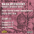 Myaskovsky: Complete Symphonic Works Vol.13; Salutatory Overture Op.48, Symphony No.17, No.21 /Evgeny Svetlanov(cond), Russian Federation State Symphony Orchestra