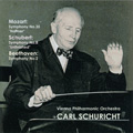 Mozart: Symphony No.35 K.385 "Haffner"; Schubert: Symphony No.8(7) D.759 "Unfinished"; Beethoven: Symphony No.2 Op.36 (1952-56) / Carl Schuricht(cond), VPO