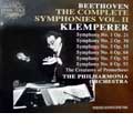 Beethoven : Complete Symphonies vol 2 (no 1, 2, 3, 6, 7, 8) / Klemperer, Philharmonia Orchestra