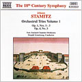 Stamitz: Orchestral Trios, Volume 1