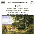 The English Song Series Vol.15 -Finzi :Earth & Air & Rain/By Footpath & Stile/etc:Roderick Williams(Br)/Iain Burnside(p)/etc