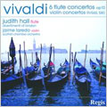 Vivaldi: 6 Flute Concertos Op.10; Violin Concertos / Hall, Barrit, Laredo