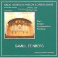 Studio Recordings - Piano Works - J.S.Bach, Chopin, Alexandrov, Feinberg (1950-1960) / Samuel Feinberg(p)