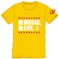 IKZO × TOWER RECORDS 限定 T-shirt Yellow/Lサイズ