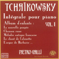 Tchaikovsky: Integrale Oeuvre pour Piano Vol.1 / Pietro Galli