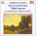 Ives: Variations on America; Schuman: Violin Concerto; New England Triptych