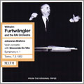 Wilhelm Furtwangler and the RAI Orchestra - Brahms: Violin Concerto Op.77, Symphony No.1 Op.68 / Gioconda De Vito